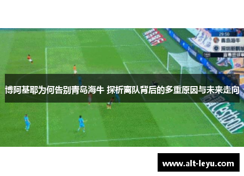博阿基耶为何告别青岛海牛 探析离队背后的多重原因与未来走向
