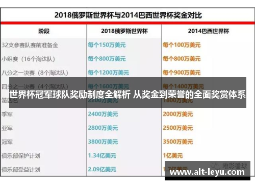 世界杯冠军球队奖励制度全解析 从奖金到荣誉的全面奖赏体系